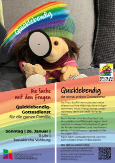 Quicklebendig ins neue Jahr - Plakat