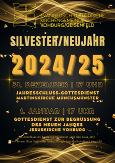 Silvester-Neujahr 2024-25