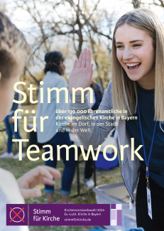 Wahlplakat Teamwork